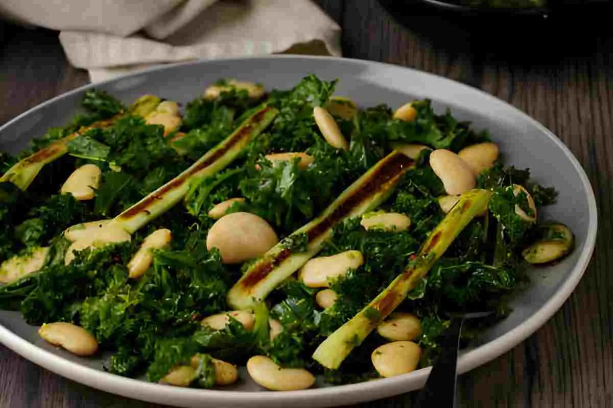 Kale with Cannellini Beans