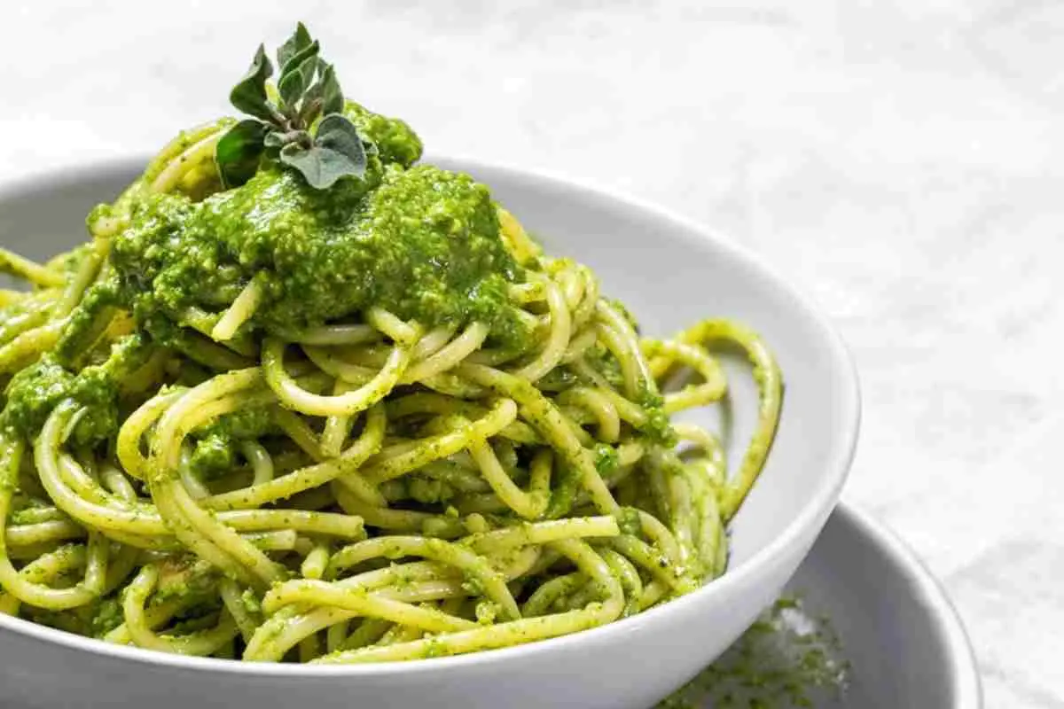 Veggie Pasta with Pesto Sauce