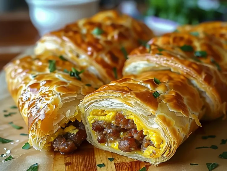 Sausage, Egg, and Cheese Breakfast Roll-Ups