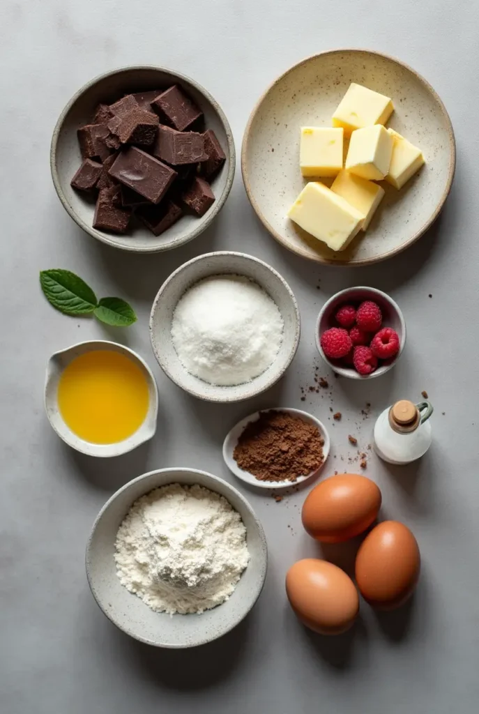 Chocolate Lava Cakes Ingredients