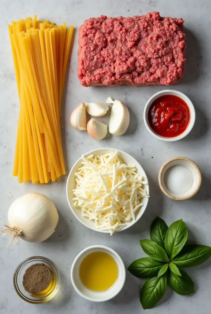 beef lasagna ingredients