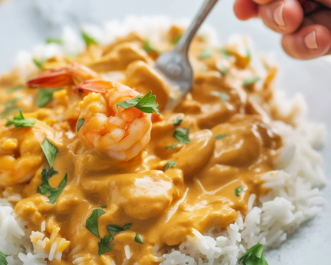 Coconut Curry Shrimp & Rice