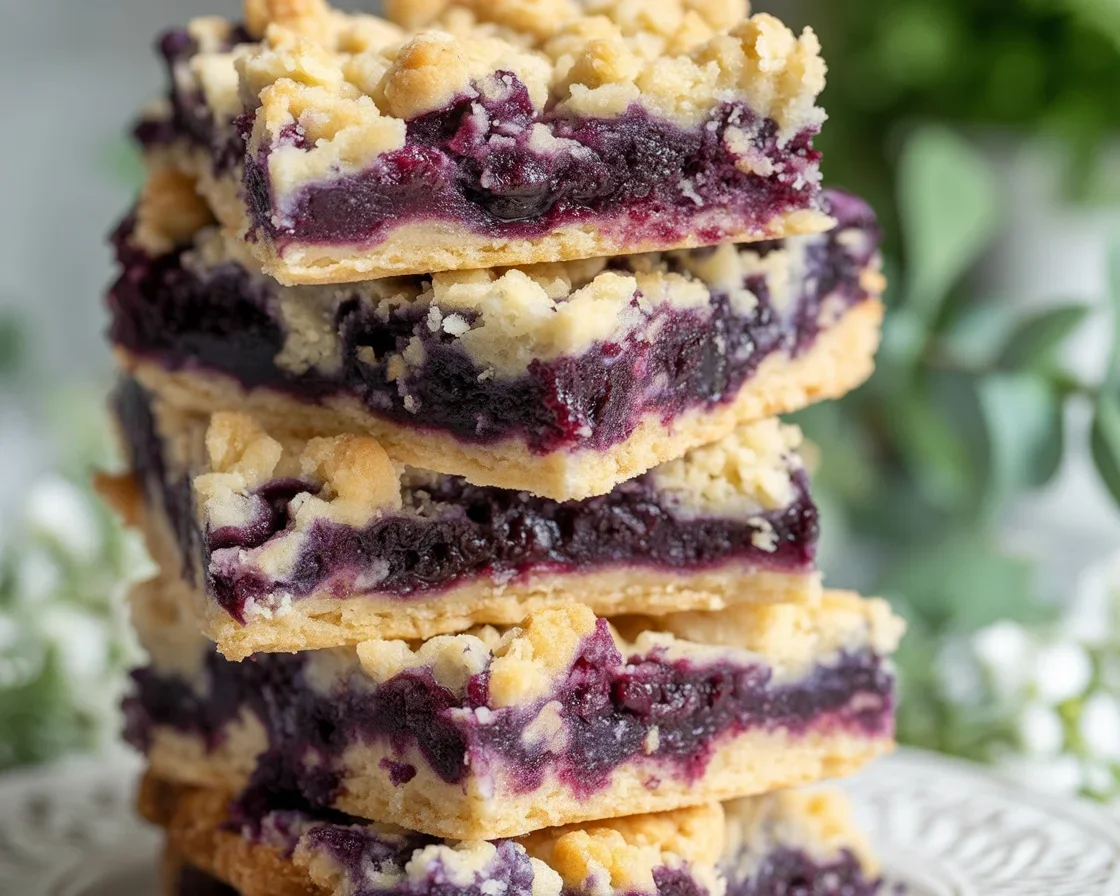Blueberry Crumble Bars