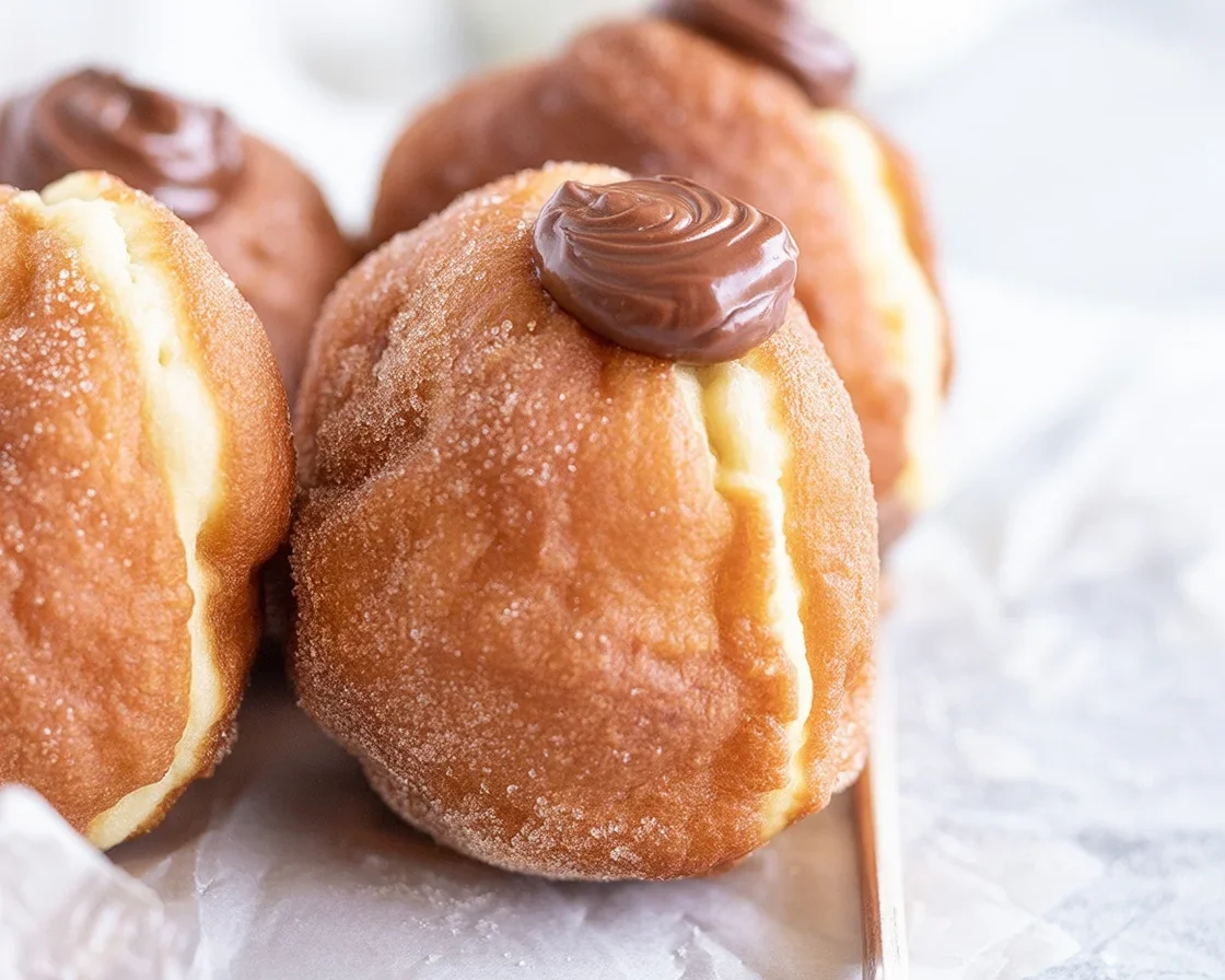 Nutella Stuffed Donuts