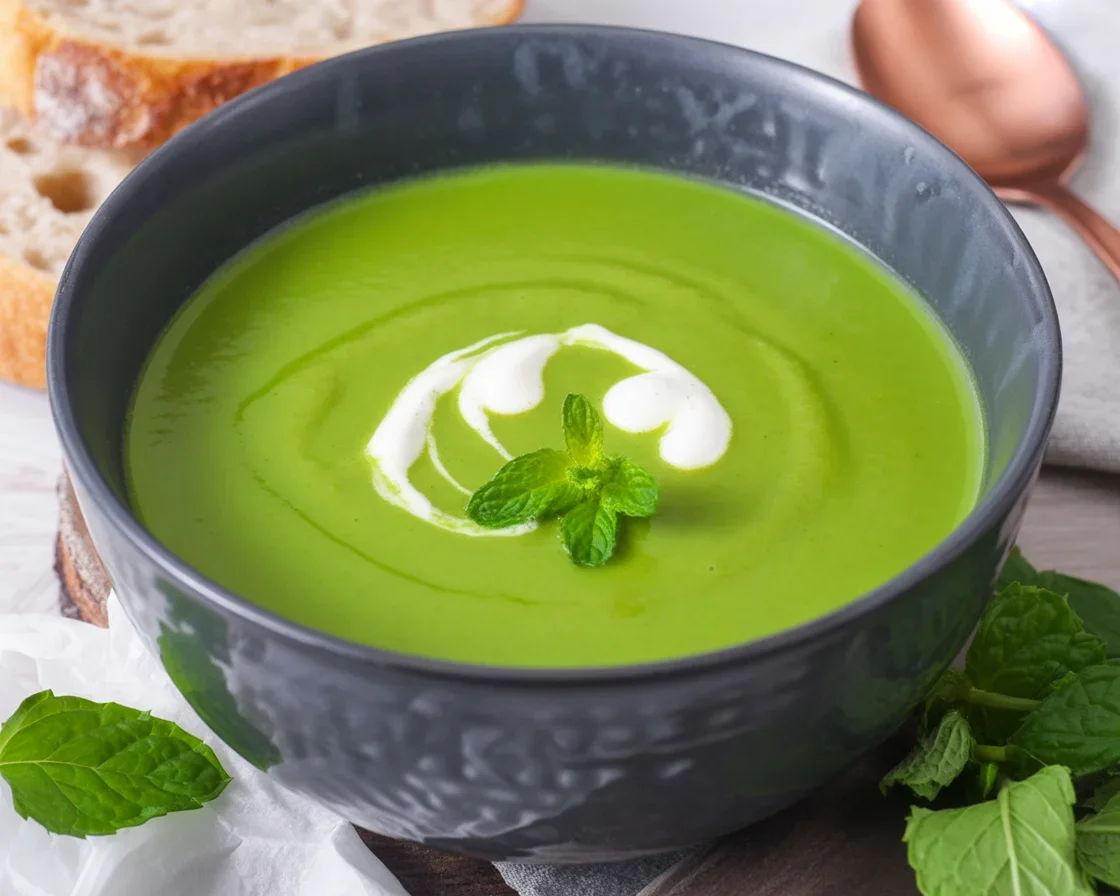 Refreshing Chilled Pea and Mint Soup for Warm Days Ahead
