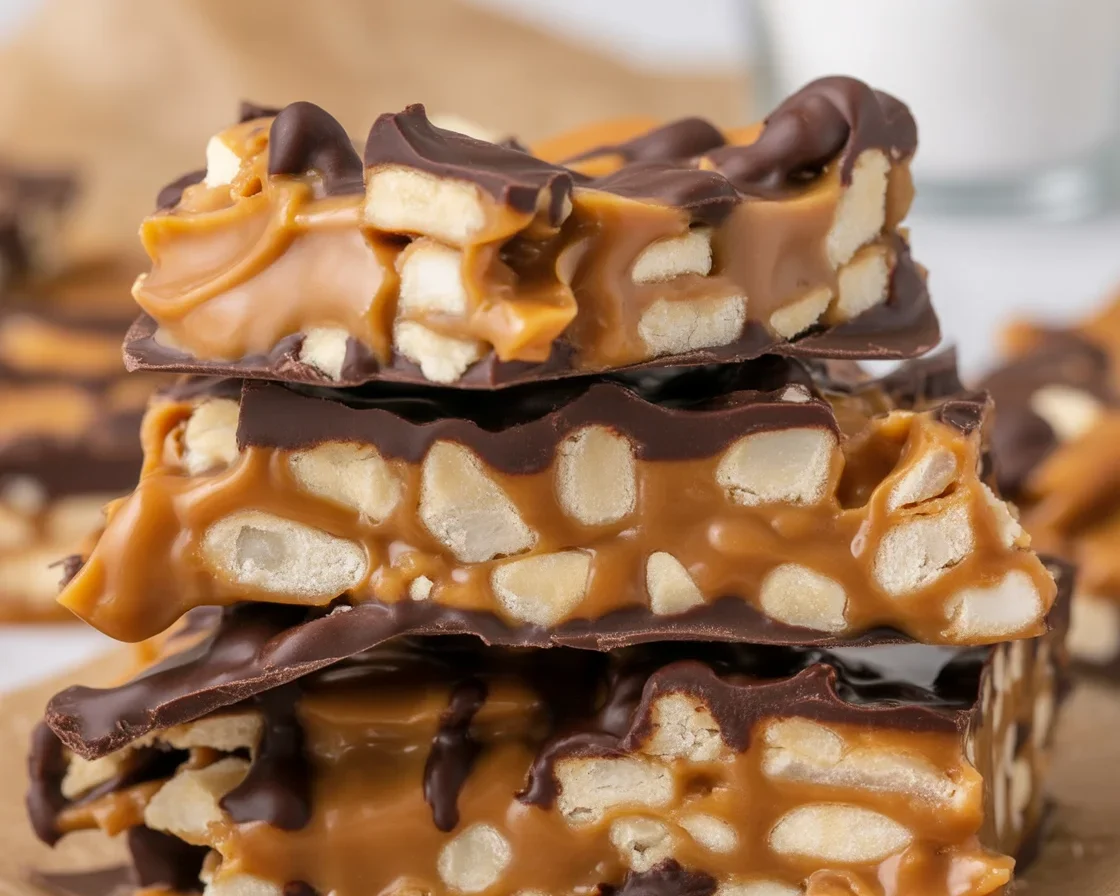Sweet and Salty Salted Caramel Pretzel Bark Bliss