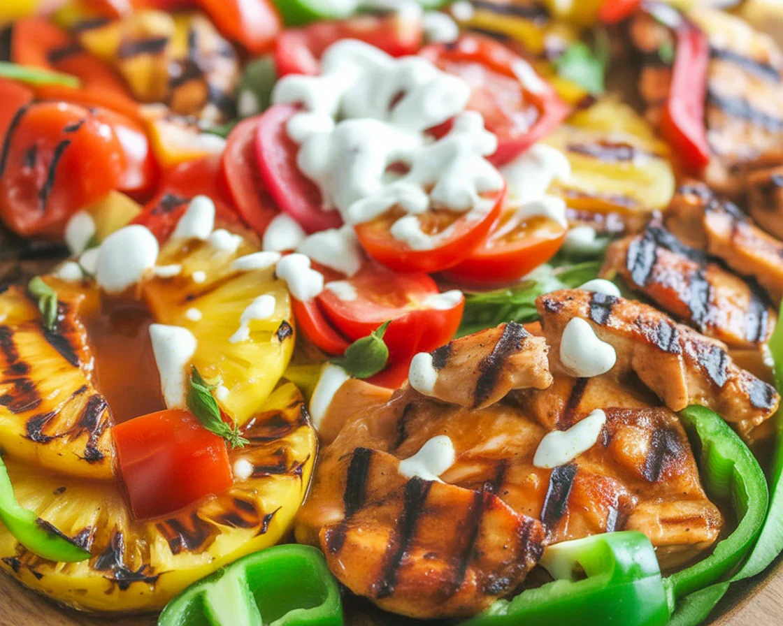 Honey Lime Grilled Chicken with Pineapple
