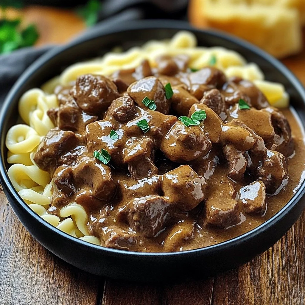 Beef Stroganoff