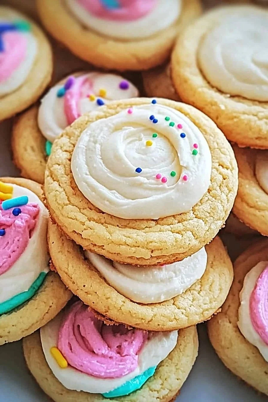 Buttercream Filled Cookie Sandwiches