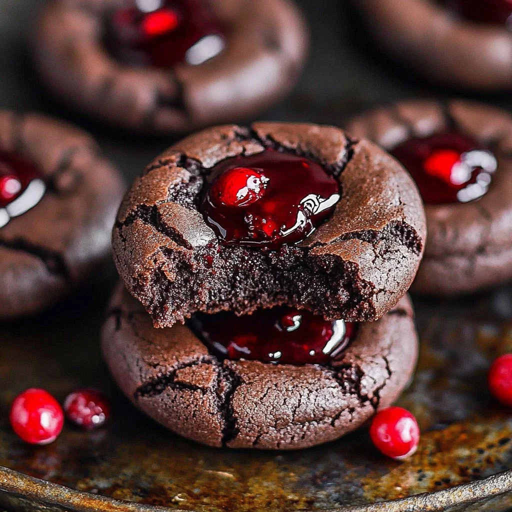 Chocolate Cherry Cookies