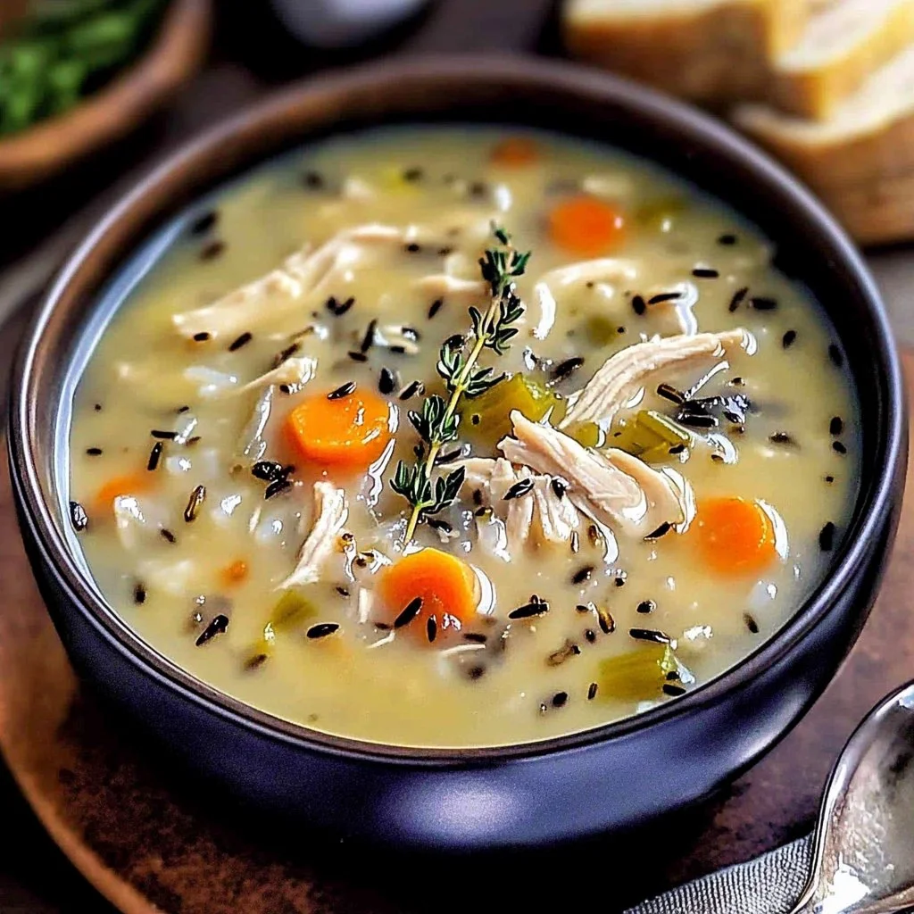 Creamy Chicken and Wild Rice Soup