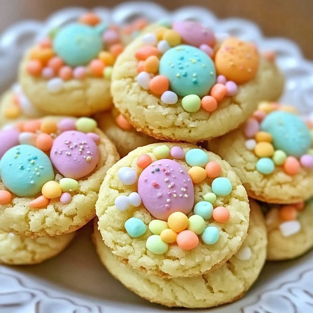 Easter Thumbprint Cookies