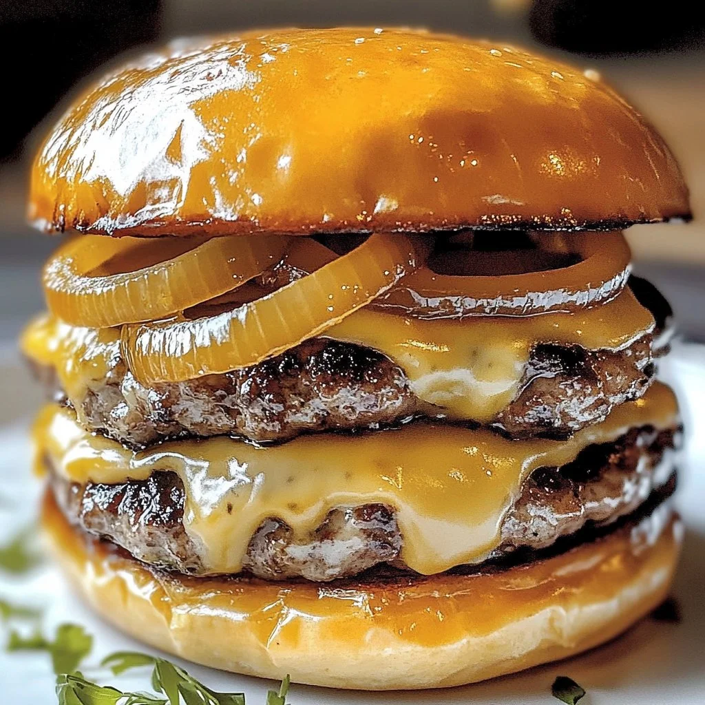 French Onion Soup Burger