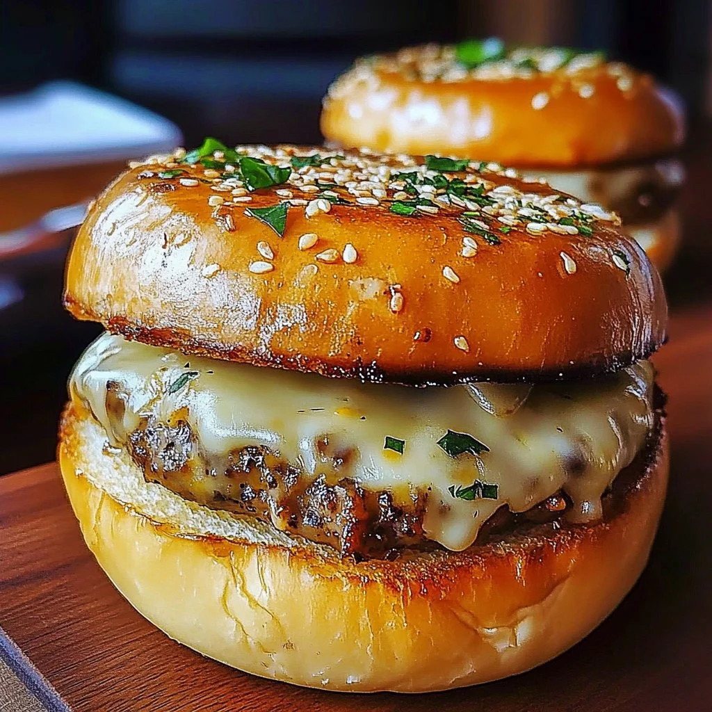 French Onion Soup Burgers