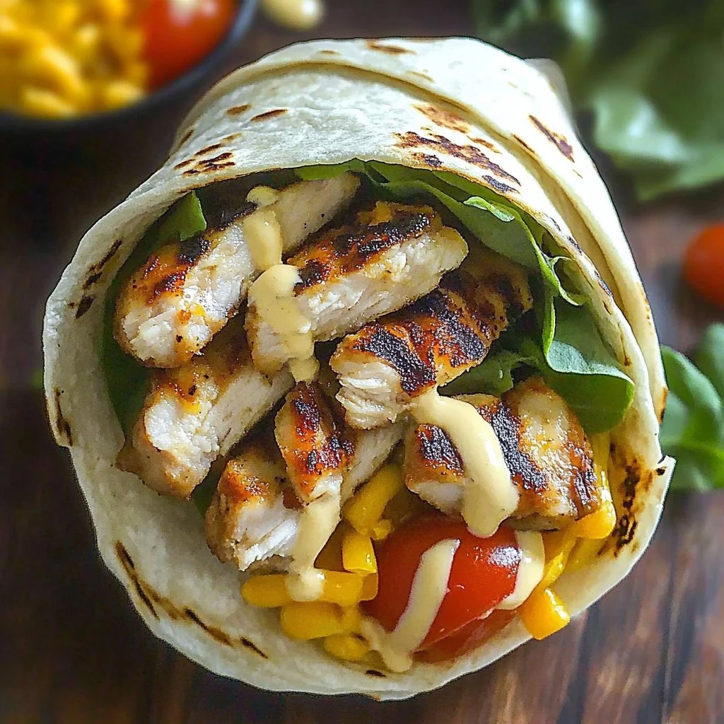 Grilled Chicken Wrap