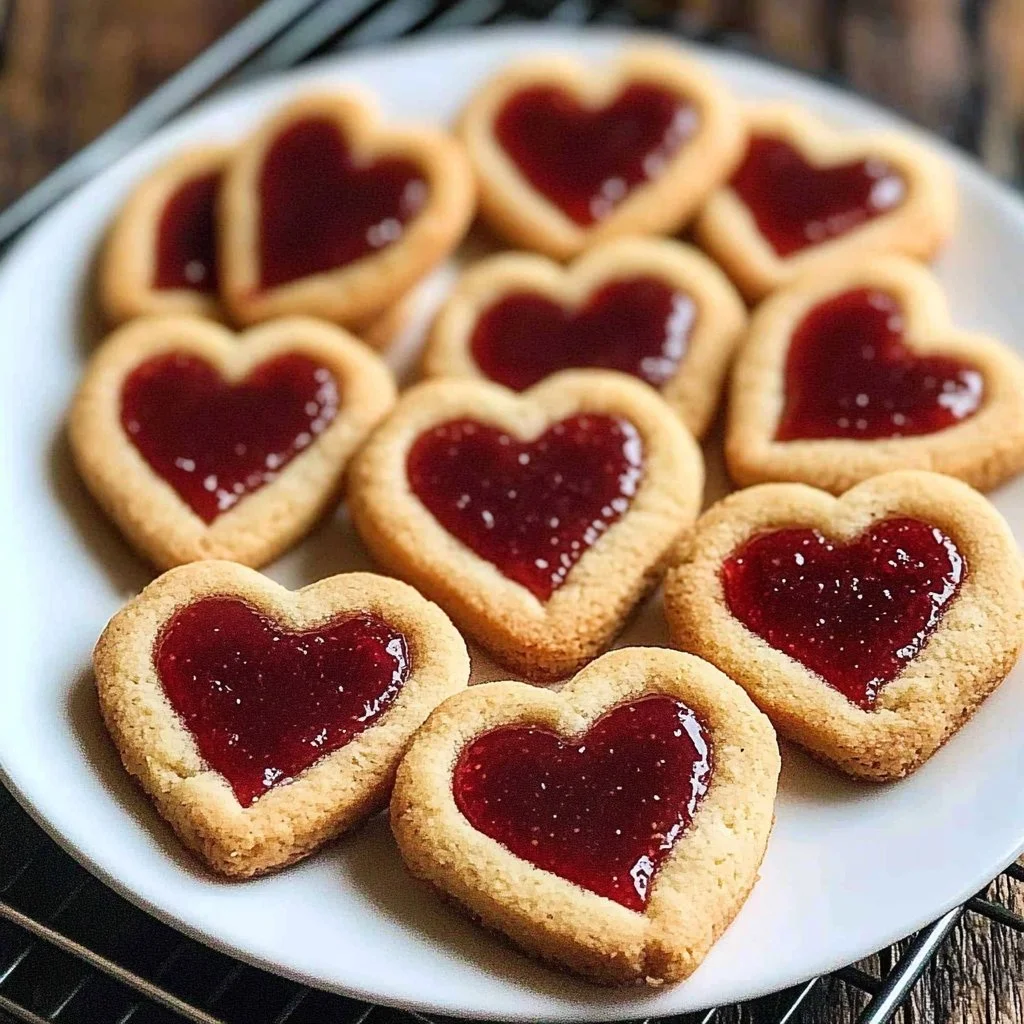 Heart Jam Cookies