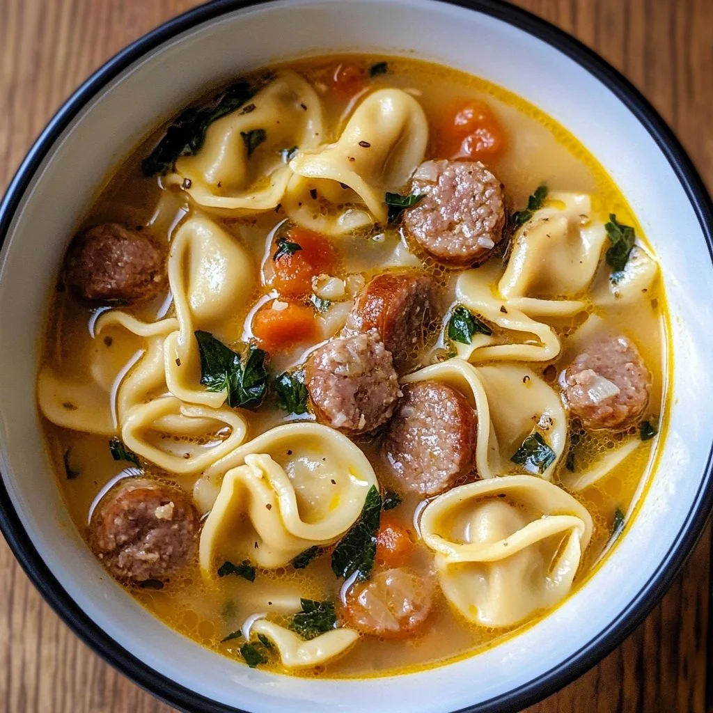 Italian Sausage Tortellini Soup