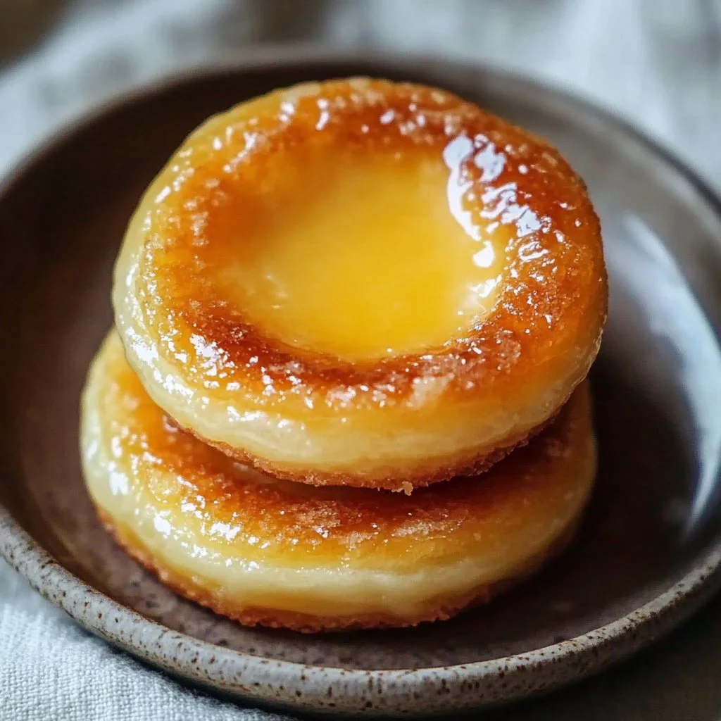 Lemon Curd Crème Brûlée Cookies