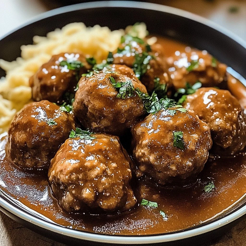 Meatballs with Gravy