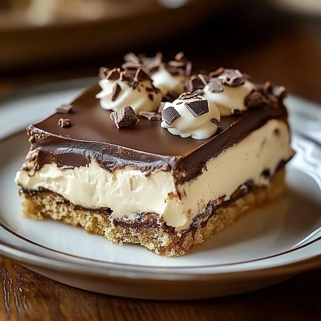 No-Bake Chocolate Eclair Cake