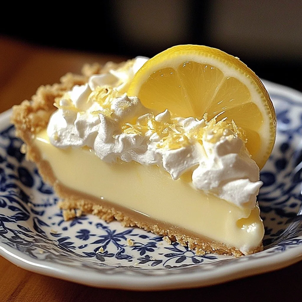 No-Bake Lemonade Pie