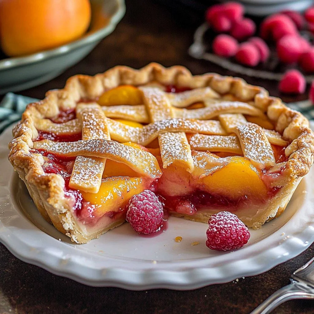 Raspberry Peach Pie Crust