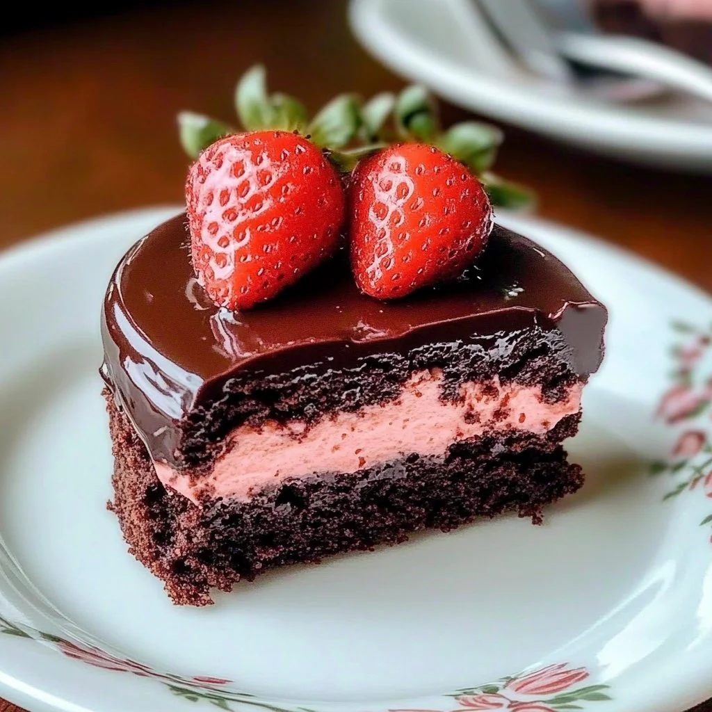 Strawberry Chocolate Petit Fours