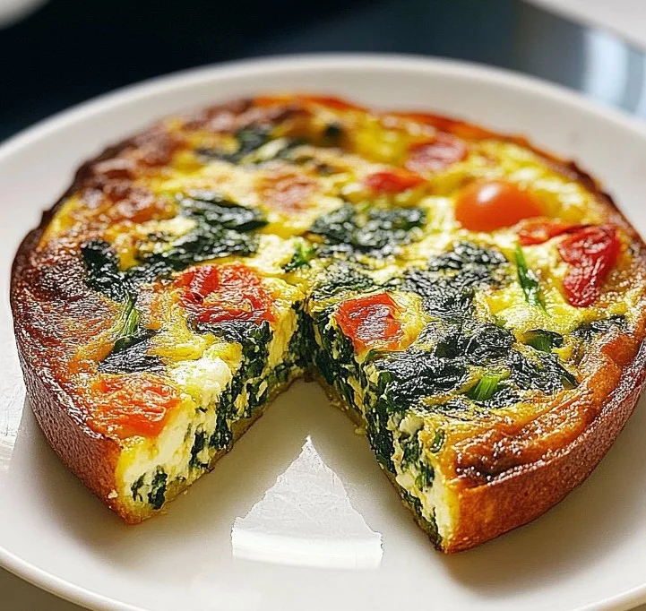 Best Spinach Frittata Ever