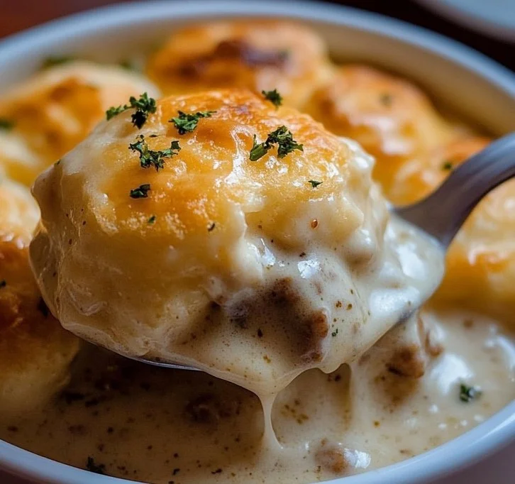 Biscuits and Gravy Casserole