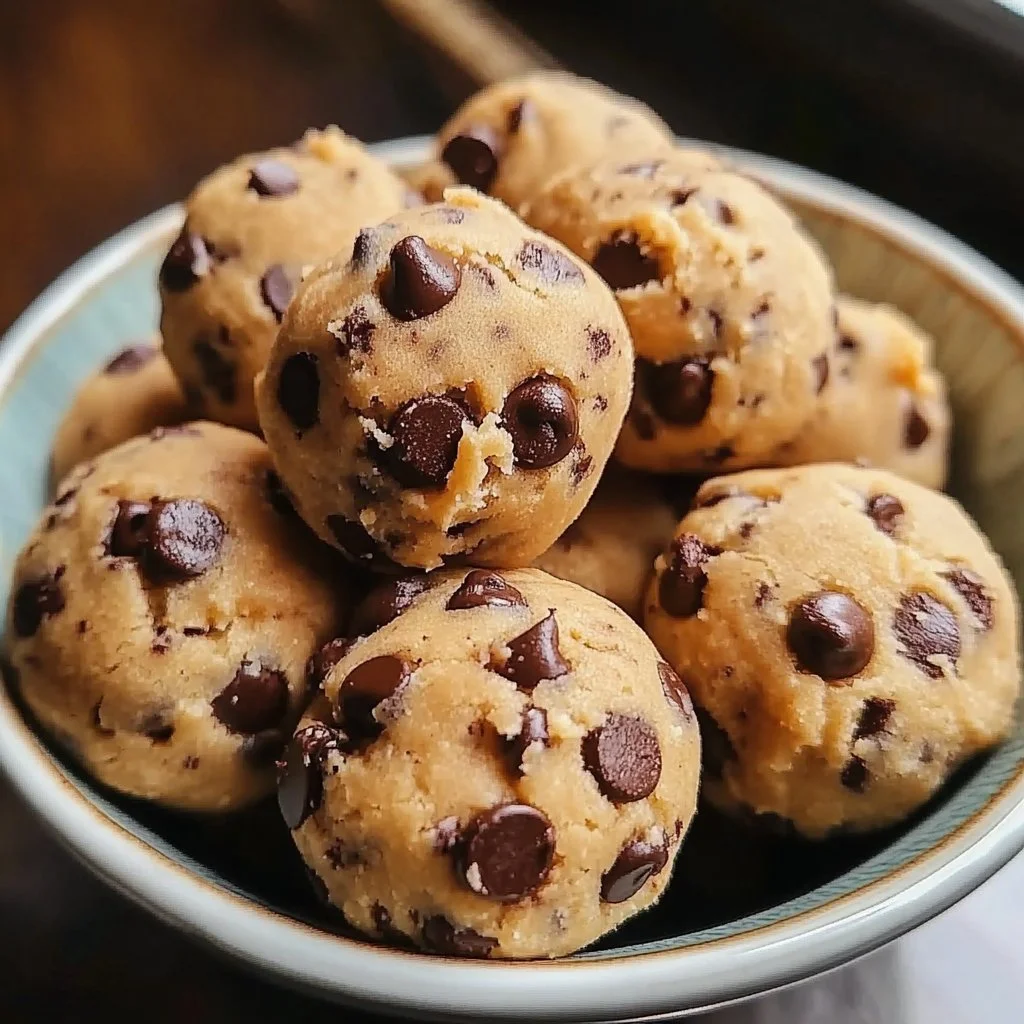 Chocolate Chip Cookie Dough Balls