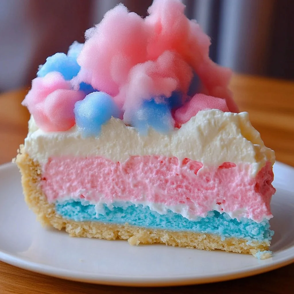 Cotton Candy Cheesecake Dessert