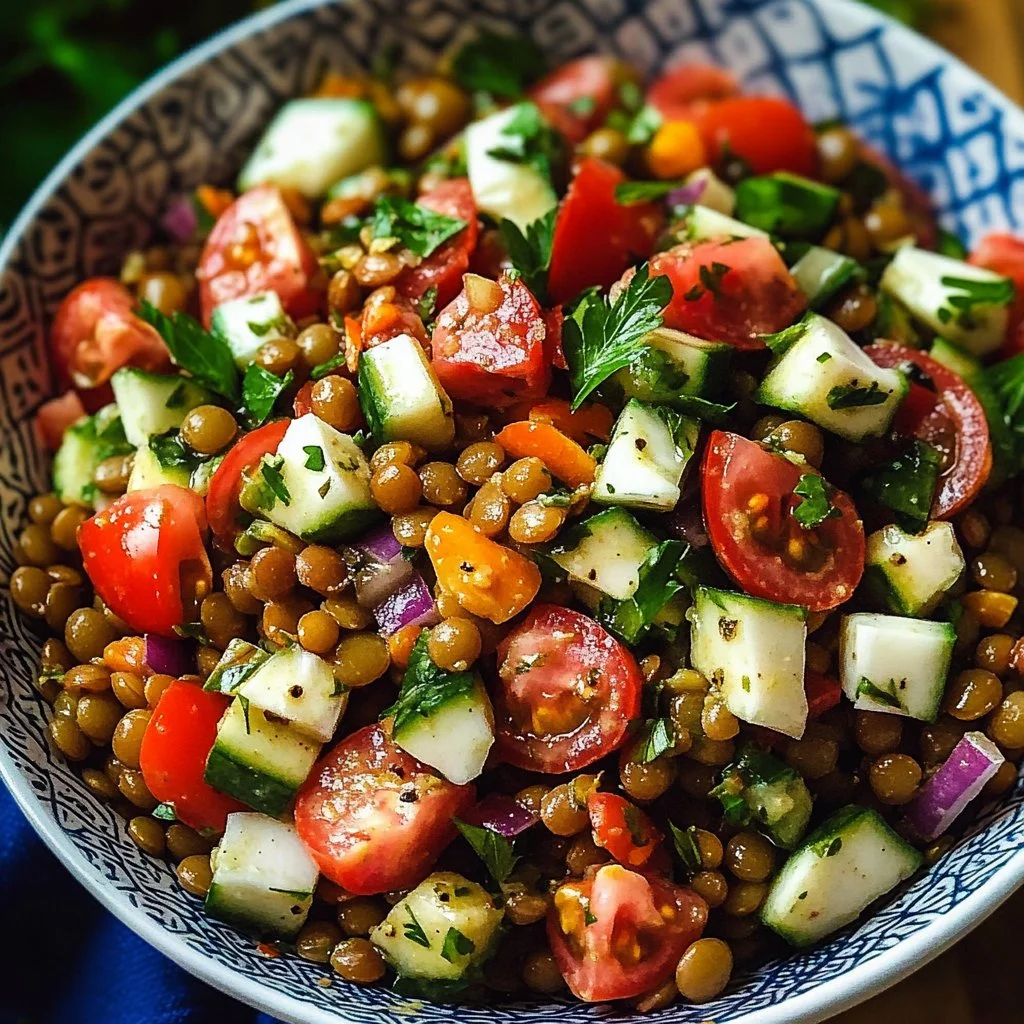 Mediterranean Lentil Salad