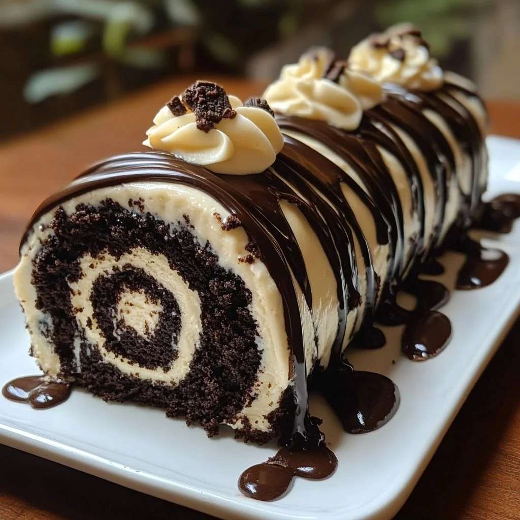 Oreo Cream Chocolate Roll