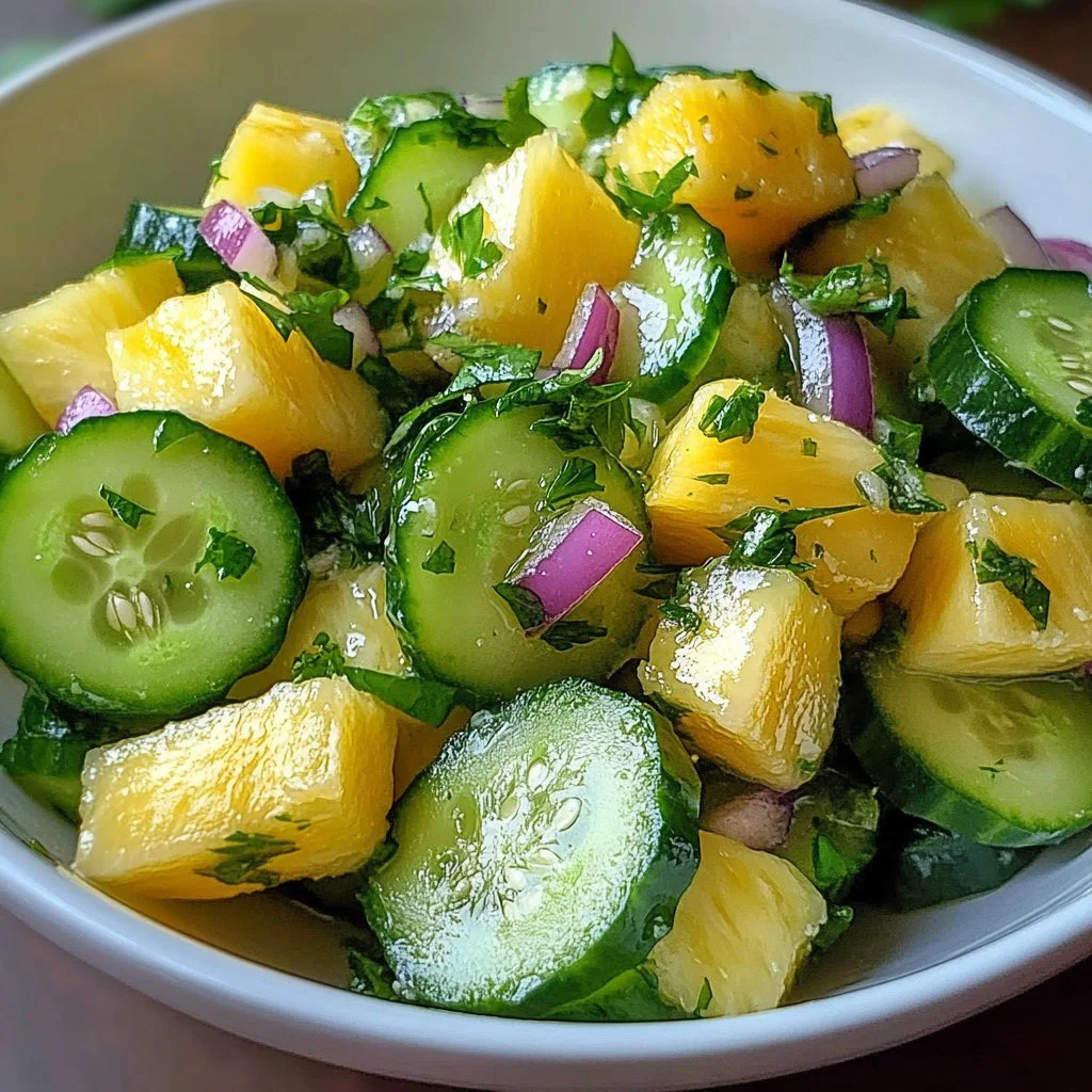 Pineapple Cucumber Salad