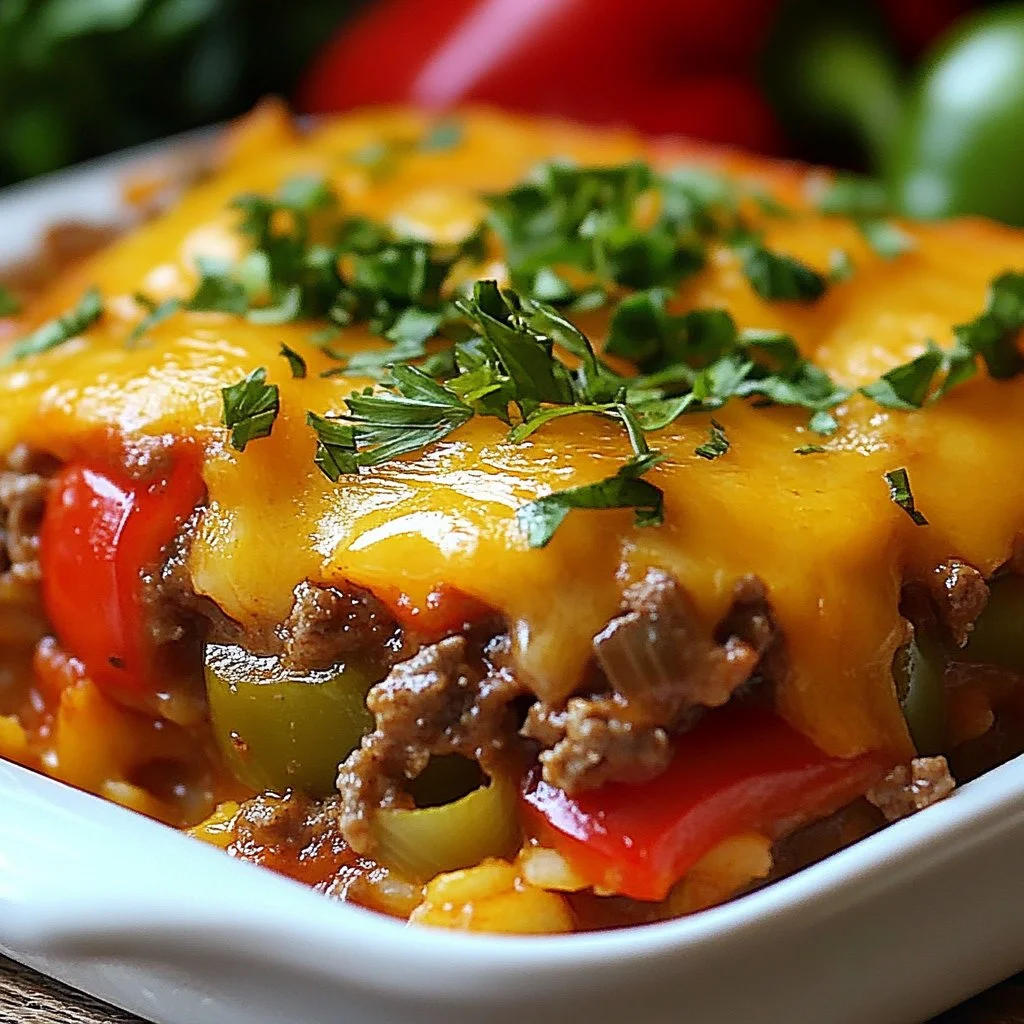 Stuffed Pepper Casserole Beef