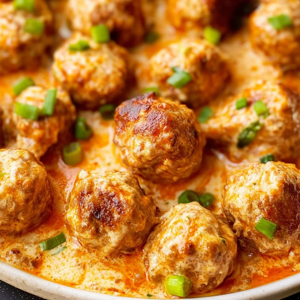 Buffalo Chicken Meatballs