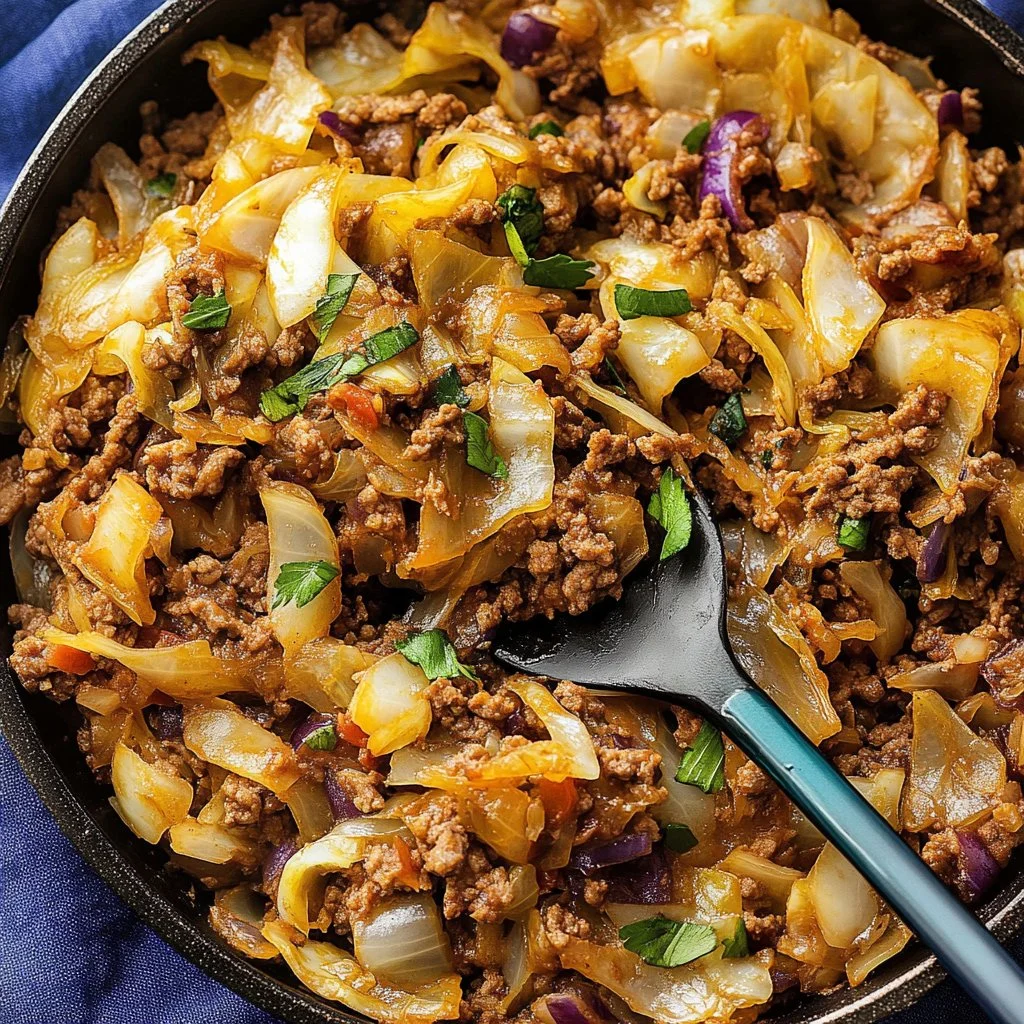 Ground Beef and Cabbage