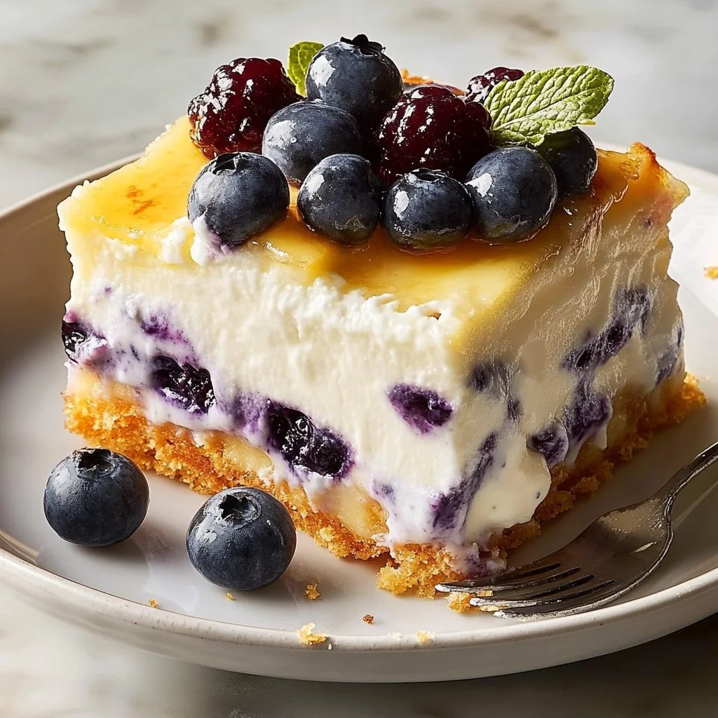 Lemon Blueberry Cheesecake Lasagna: A Delicious Dessert Recipe