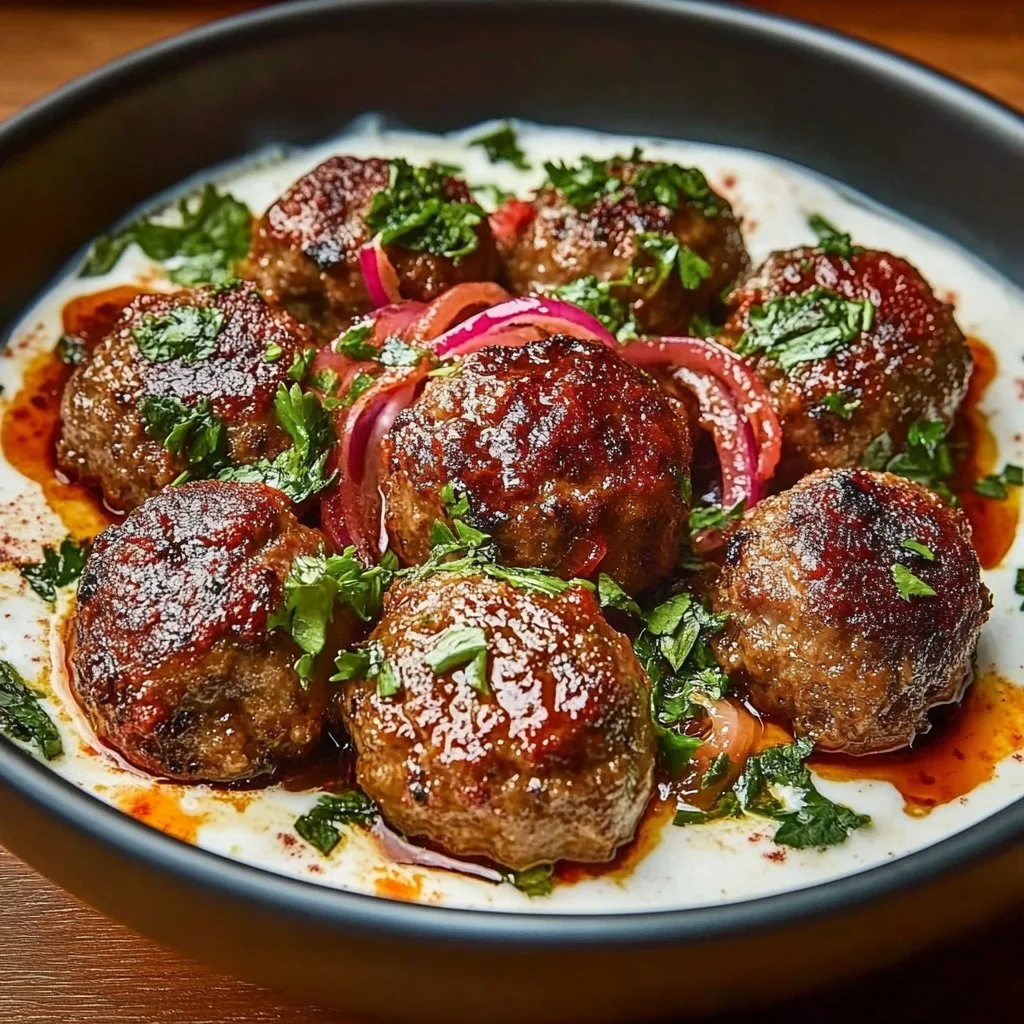 Turkish Meatballs with Yogurt Sauce: A Delicious and Easy Recipe