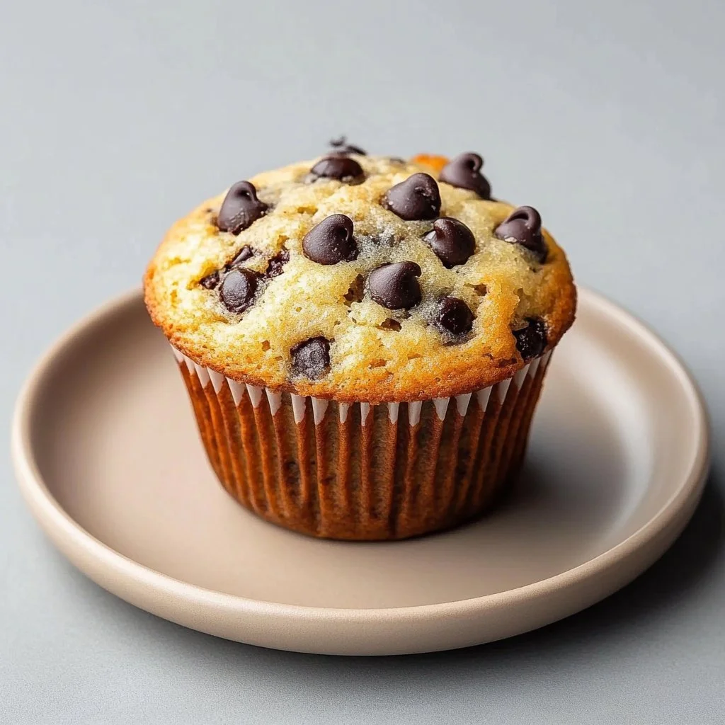 Banana Chocolate Chip Yogurt Muffins