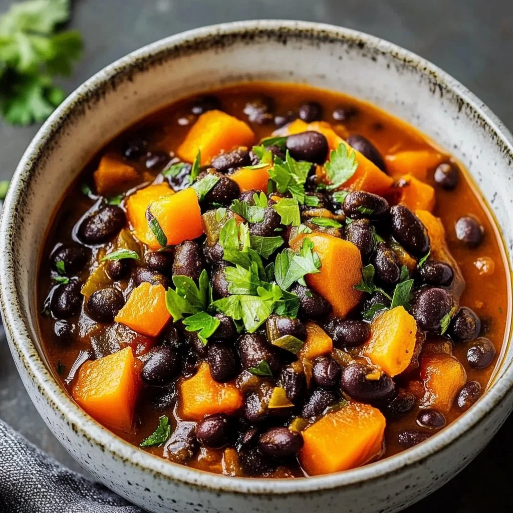 Black Bean and Butternut Squash Stew