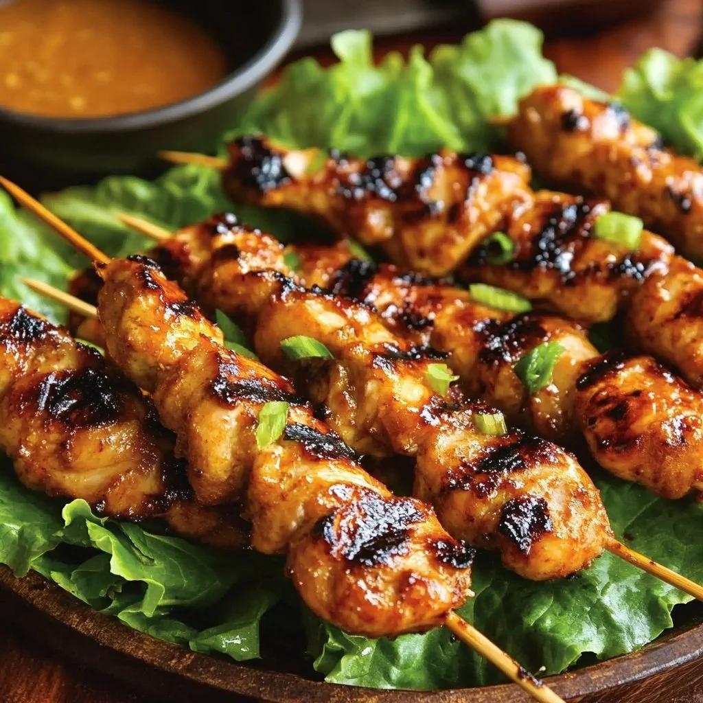 Coconut Chicken Skewers