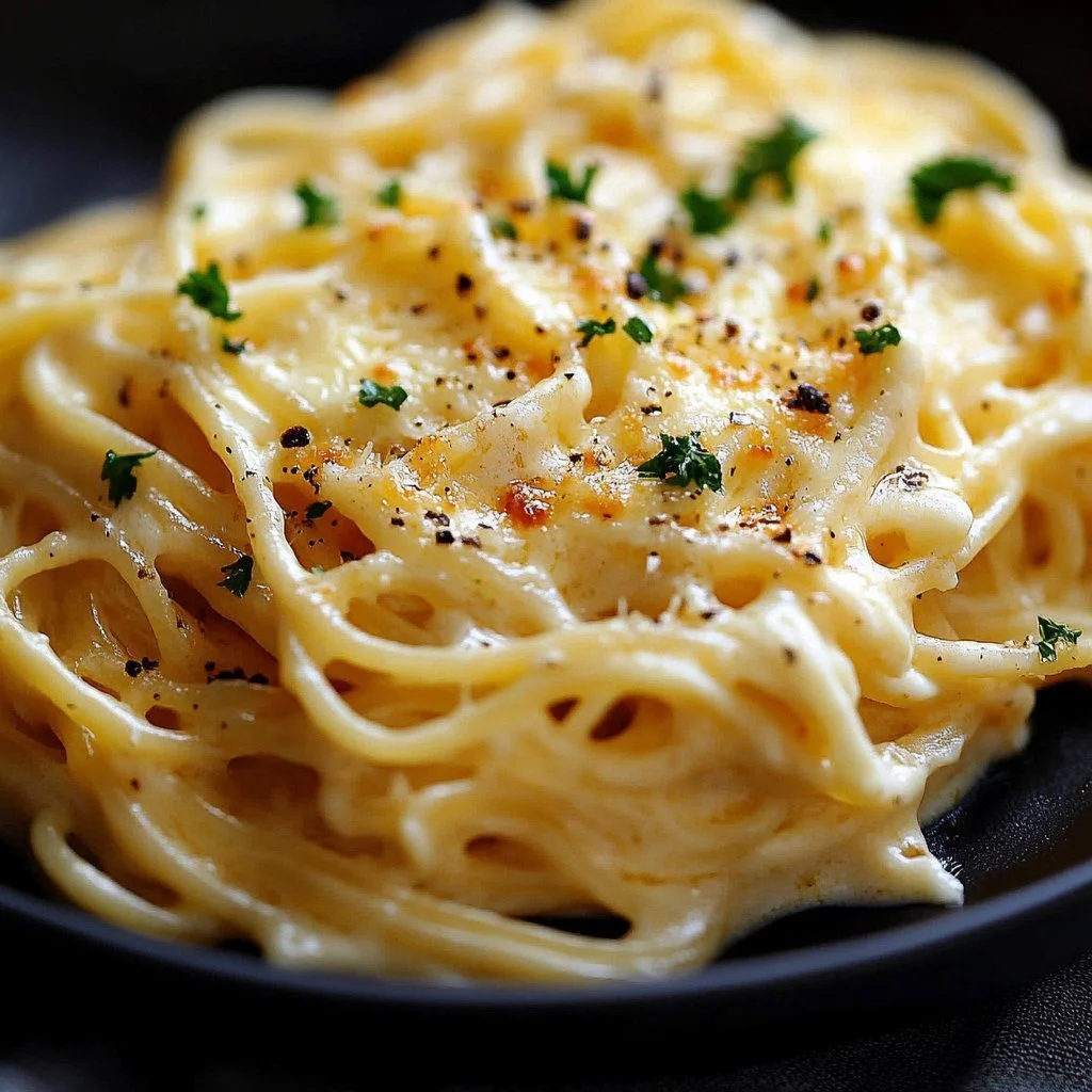 Cream Cheese Spaghetti Casserole