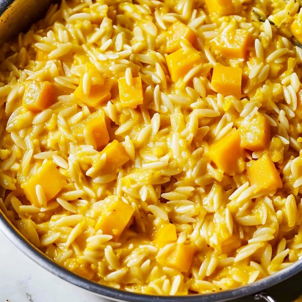 Creamy Butternut Squash Orzo