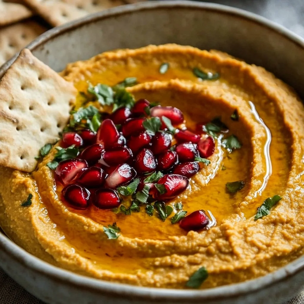 Creamy Pumpkin Hummus Recipe