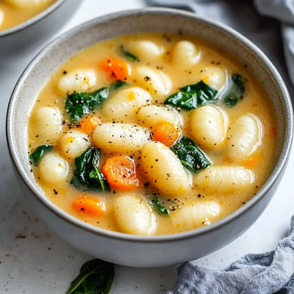 Creamy Vegan Gnocchi Soup Ready in Just 25 Minutes
