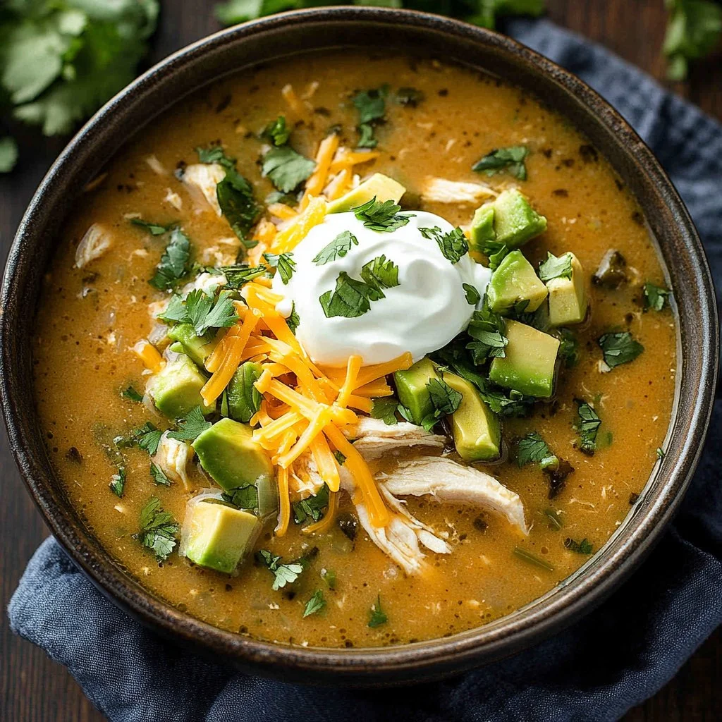 Crock Pot Green Enchilada Chicken
