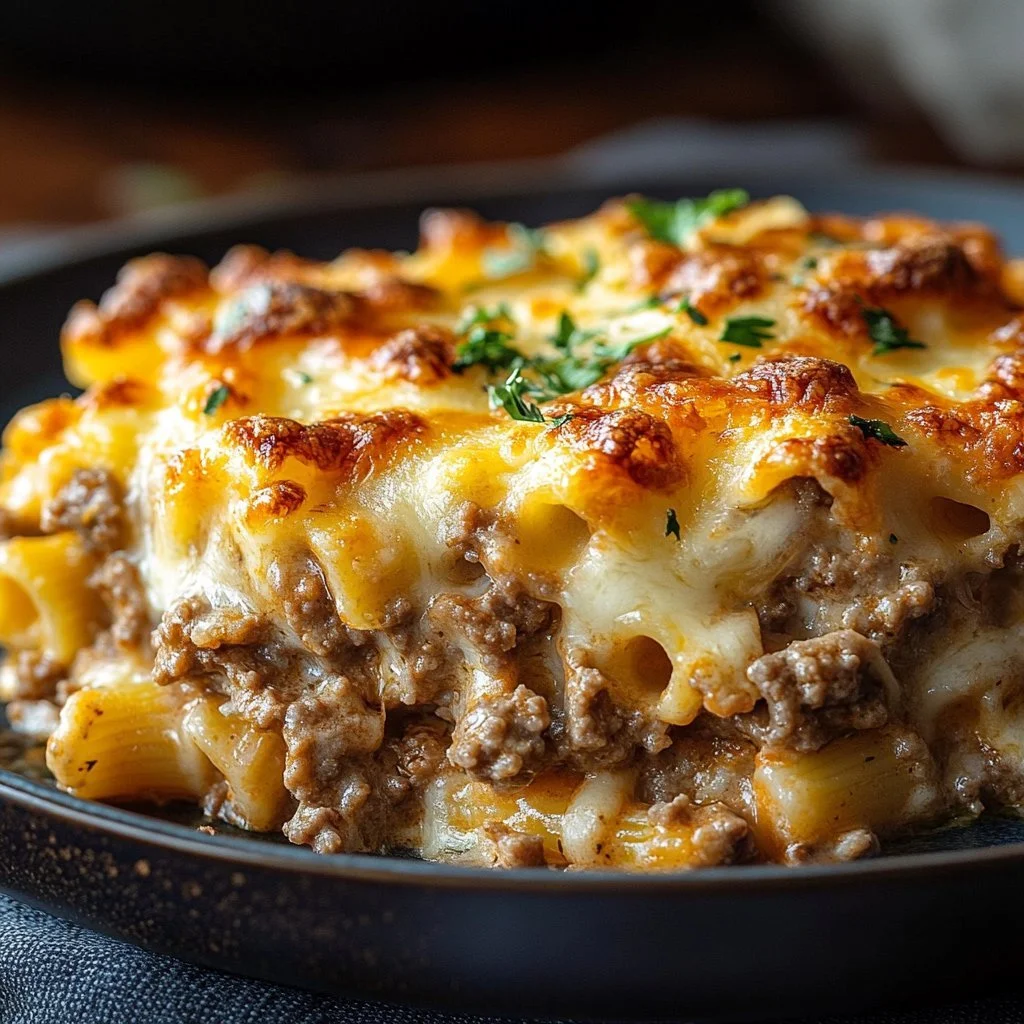 Crockpot Cheesesteak Potato Casserole