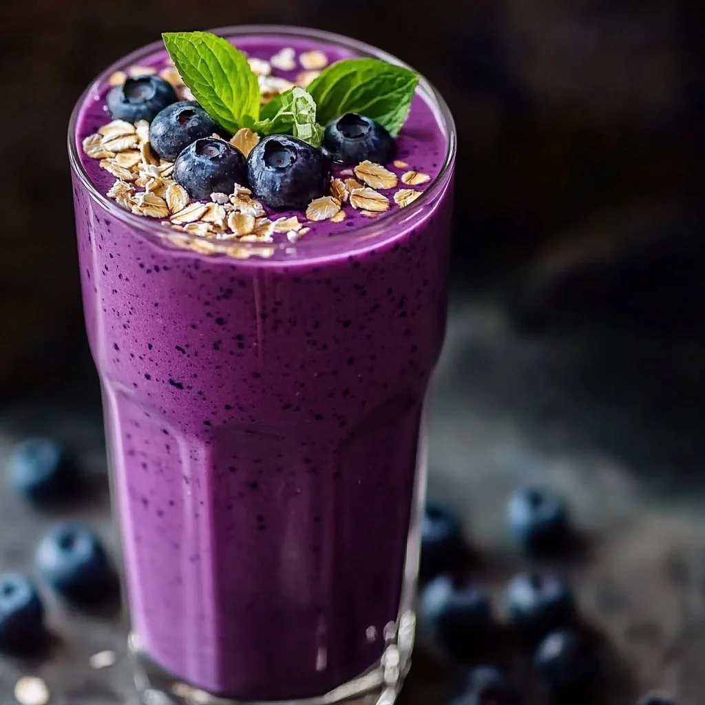 Delicious Blueberry Spinach Smoothie for a Boost of Energy