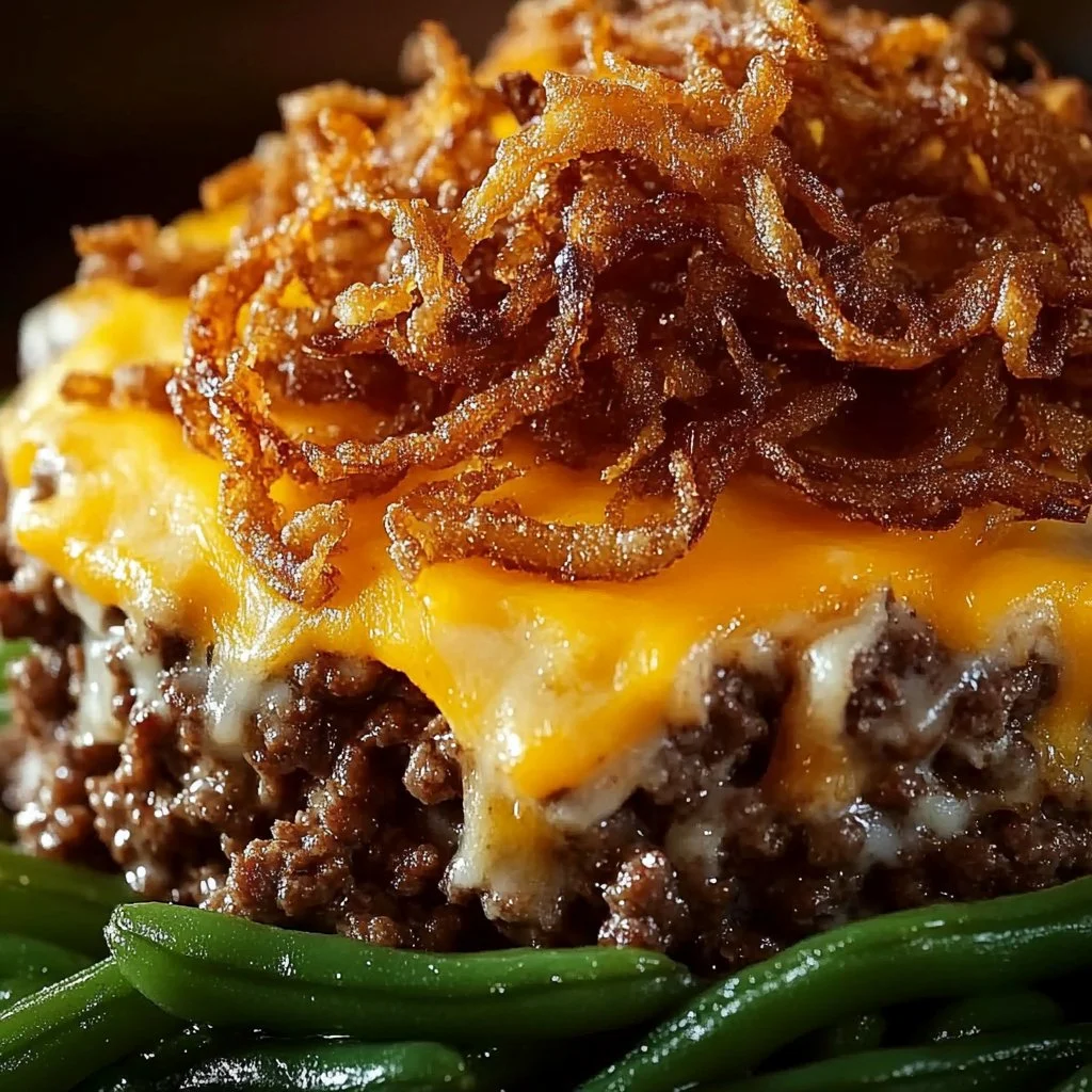 Delicious Hamburger Green Bean Casserole for Family Nights